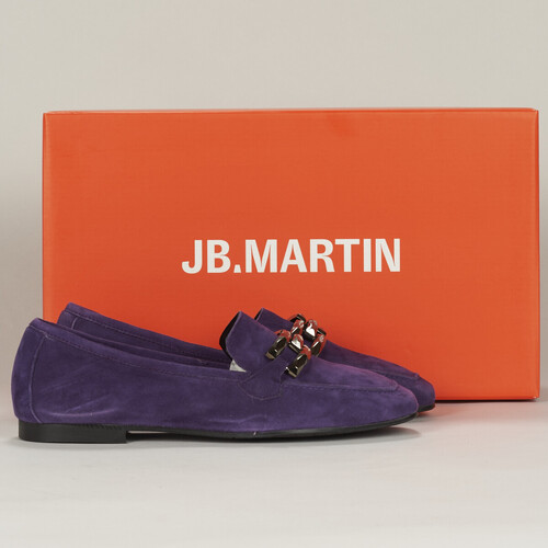 Shoes Women Loafers JB Martin VEDETTE Goat / Velvet / Violet