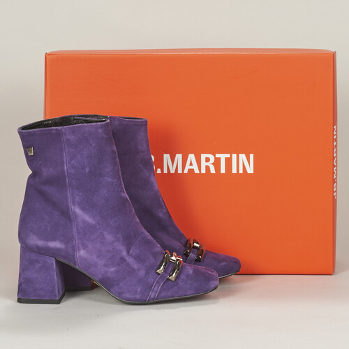 Shoes Women Ankle boots JB Martin VOLTIGE Goat / Velvet / Violet