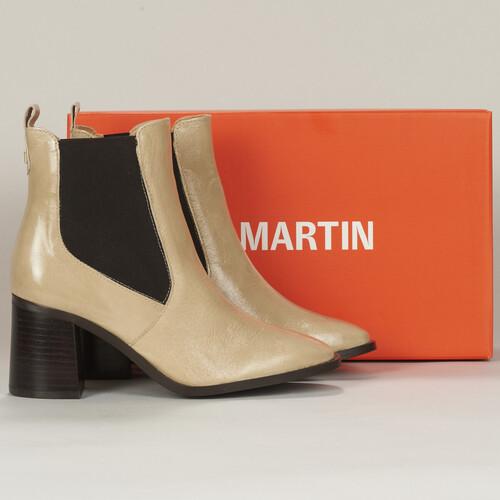 Shoes Women Ankle boots JB Martin VERONICA Veal / Vintage / Beige