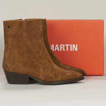 Shoes Women Mid boots JB Martin FRIDA Crust / Oiled / Camel