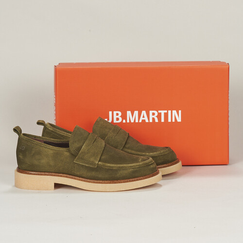 Shoes Women Loafers JB Martin REBECA Crust / Oiled / Kaki