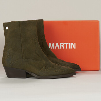 Shoes Women Mid boots JB Martin FRIDA Crust / Oiled / Kaki