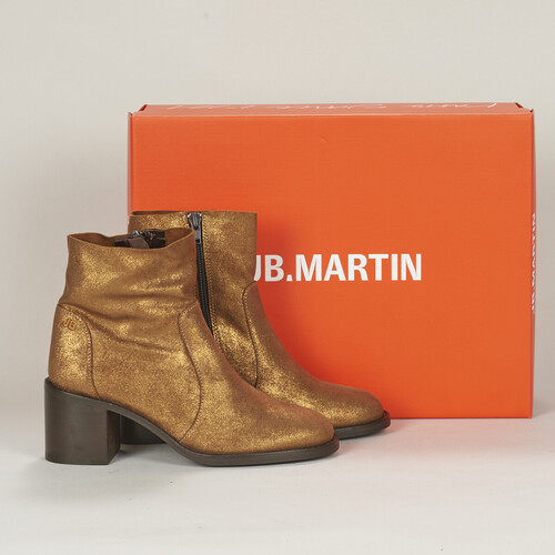 Shoes Women Ankle boots JB Martin BENITA Crust / Metal / Brown