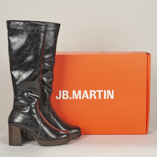 Shoes Women Boots JB Martin VIENNE Canvas / Vintage / St / Black