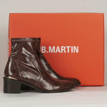 Shoes Women Mid boots JB Martin LUCIE Canvas / Vintage / St / Cognac