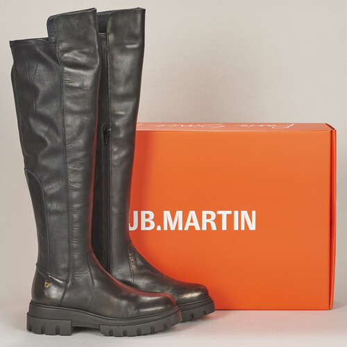 Shoes Women Boots JB Martin FELICIA Chestnut / Metal / Brown / Veal / Black