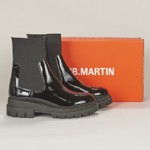 Shoes Women Mid boots JB Martin FLORIDA Varnish / Black