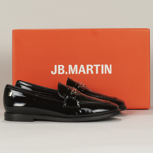 Shoes Women Loafers JB Martin VERSUS Varnish / Black