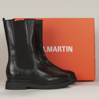 Shoes Women Mid boots JB Martin ORDONNEE Veal / Soft / Black