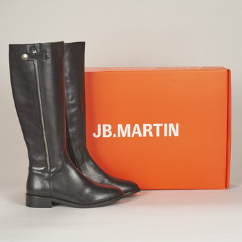 Shoes Women Boots JB Martin LOLA Veal / Black