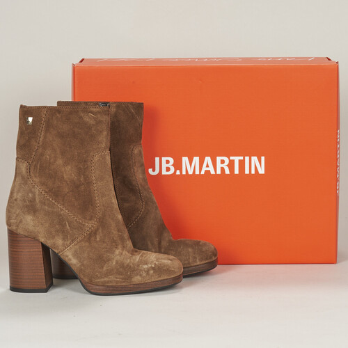 Shoes Women Ankle boots JB Martin IBIS Crust / Velvet / Tabacco
