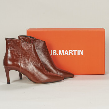 Shoes Women Ankle boots JB Martin ESTELLE Veal / Vintage / Cognac