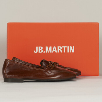 Shoes Women Loafers JB Martin VEILLE Veal / Vintage / Cognac