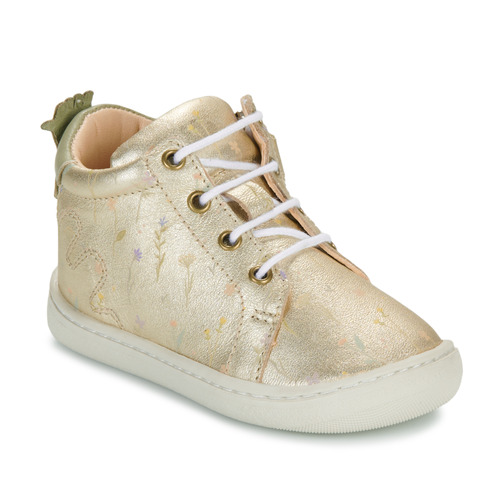 Shoes Children High top trainers Easy Peasy MY DEBOO LACET Gold