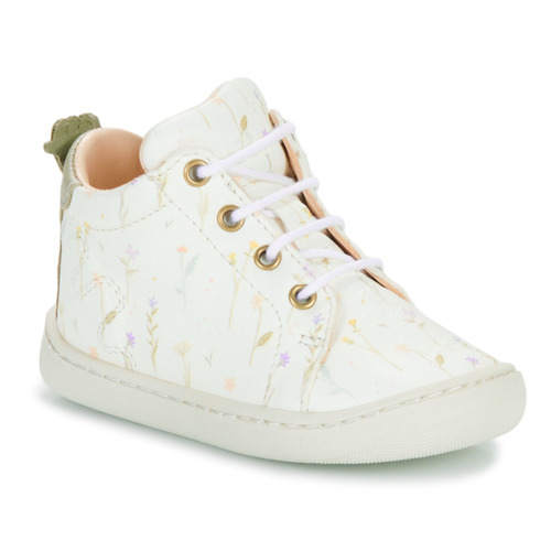 Shoes Girl High top trainers Easy Peasy MY DEBOO LACET White