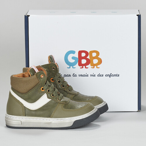 Shoes Girl High top trainers GBB  Green