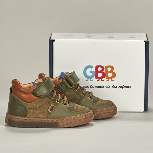 Shoes Boy High top trainers GBB  Green