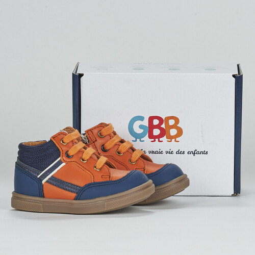 Shoes Boy High top trainers GBB  Orange