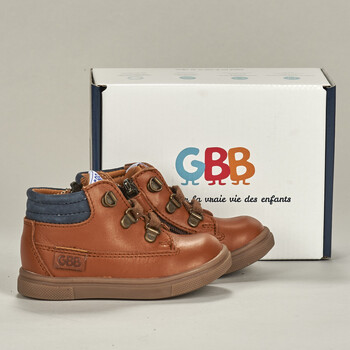 Shoes Boy High top trainers GBB GERVAIS Brown