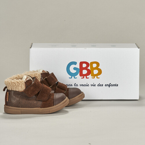 Shoes Boy High top trainers GBB GONTRAN Brown