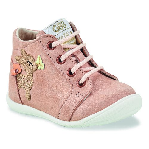Shoes Girl High top trainers GBB BICHETTE ETE Pink