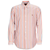 Clothing Men long-sleeved shirts Polo Ralph Lauren CHEMISE COUPE DROITE EN OXFORD Multicolour