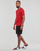 Clothing Men short-sleeved t-shirts Polo Ralph Lauren T-SHIRT AJUSTE EN COTON Red