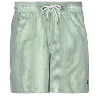 Clothing Men Trunks / Swim shorts Polo Ralph Lauren MAILLOT DE BAIN A RAYURES EN SEERSUCKER Green