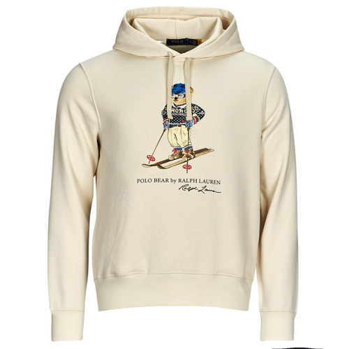 Clothing Men sweaters Polo Ralph Lauren SWEATSHIRT POLOBEAR ZERMATT Beige