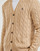 Clothing Men Jackets / Cardigans Polo Ralph Lauren GILET MAILLE CABLE Camel