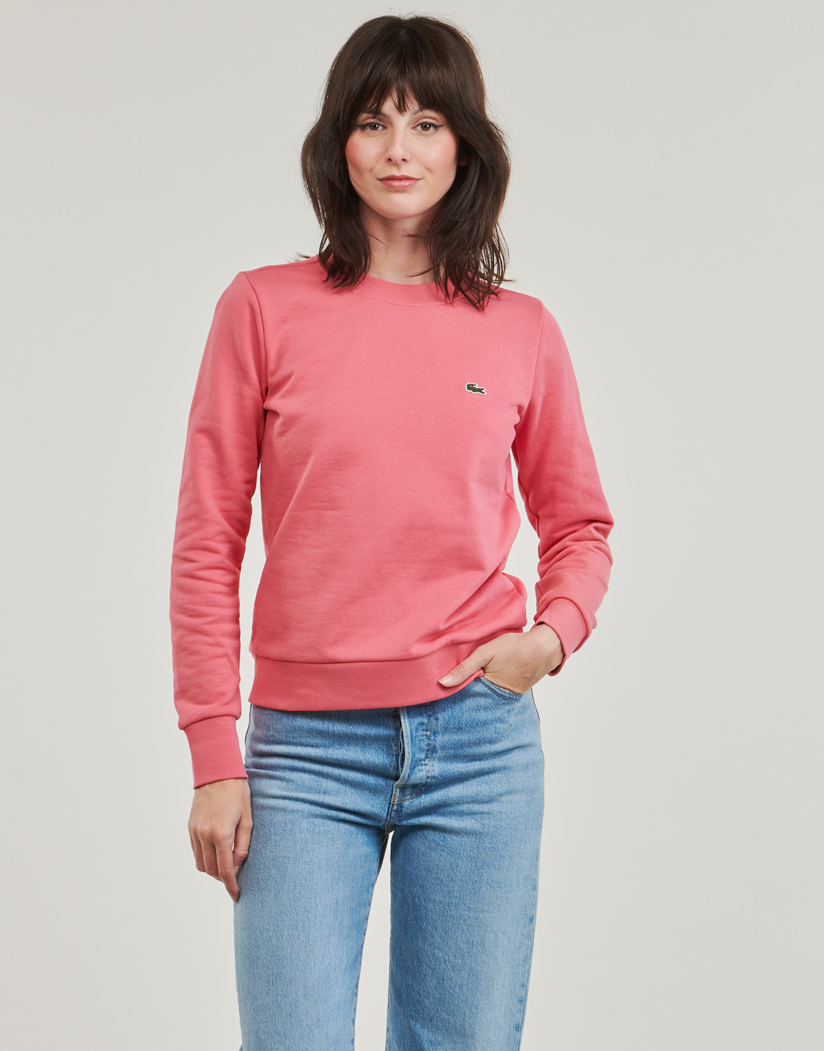Clothing Women sweaters Lacoste SF9202 Pink