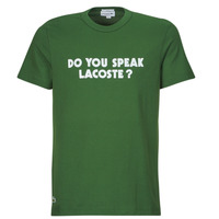 Clothing Men short-sleeved t-shirts Lacoste TH0134 Green