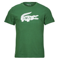Clothing Men short-sleeved t-shirts Lacoste TH8937 Green