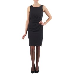 material Women Short Dresses Esprit BEVERLY CREPE Black