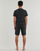 Clothing Men short-sleeved t-shirts Emporio Armani ALL OVER LOGO TERRY Black