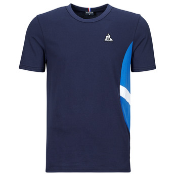 Clothing Men short-sleeved t-shirts Le Coq Sportif SAISON 1 TEE SS N°1 M Marine