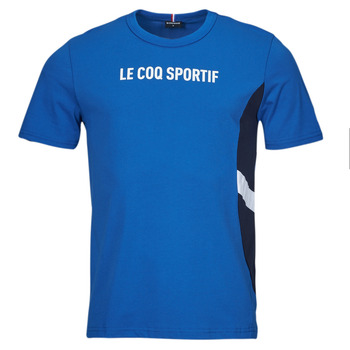 Clothing Men short-sleeved t-shirts Le Coq Sportif SAISON 1 TEE SS N°2 M Blue