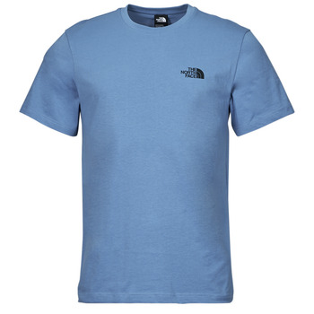 Clothing Men short-sleeved t-shirts The North Face SIMPLE DOME Blue