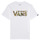 Clothing Boy short-sleeved t-shirts Vans VANS CLASSIC LOGO FILL White