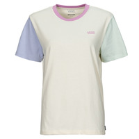 Clothing Women short-sleeved t-shirts Vans COLORBLOCK BFF TEE Multicolour