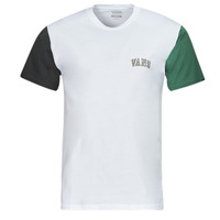 Clothing Men short-sleeved t-shirts Vans COLORBLOCK VARSITY SS TEE White
