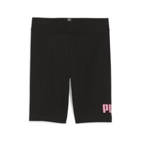 Clothing Girl Shorts / Bermudas Puma ESS LOGO SHORT TIGHTS Black