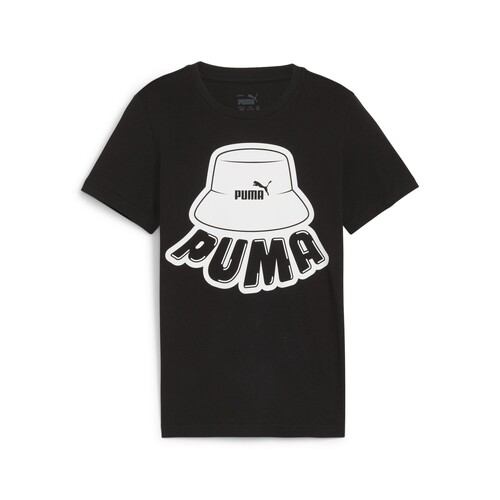 Clothing Boy short-sleeved t-shirts Puma ESS+ MID 90S GRAPHIC TEE B Black
