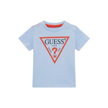 Clothing Boy short-sleeved t-shirts Guess N73I55 Blue