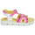 Shoes Girl Sandals Agatha Ruiz de la Prada SANDALIA CORAZON Pink / White
