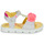 Shoes Girl Sandals Agatha Ruiz de la Prada SANDALIA CEREZAS Silver / Pink