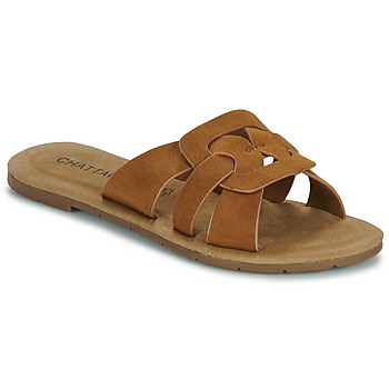 Shoes Women Mules Chattawak PACE Camel / Brown