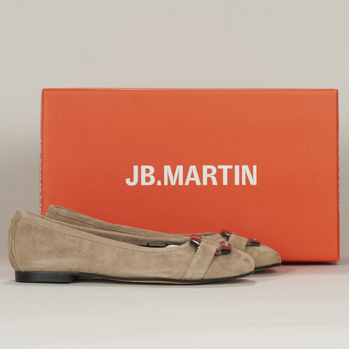 Shoes Women Ballerinas JB Martin VRAIE Grey