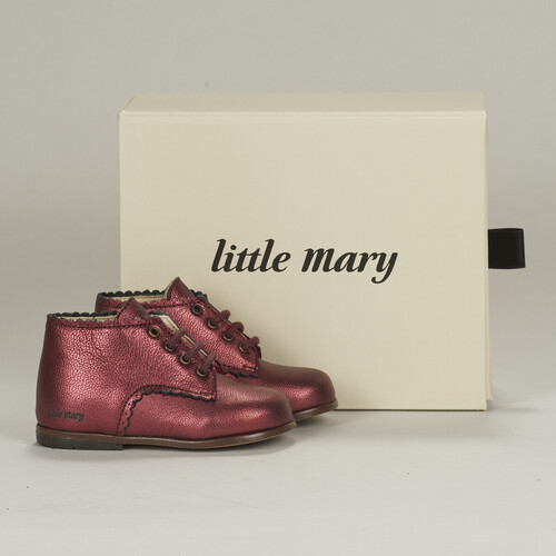 Shoes Children Mid boots Little Mary VIVALDI Red