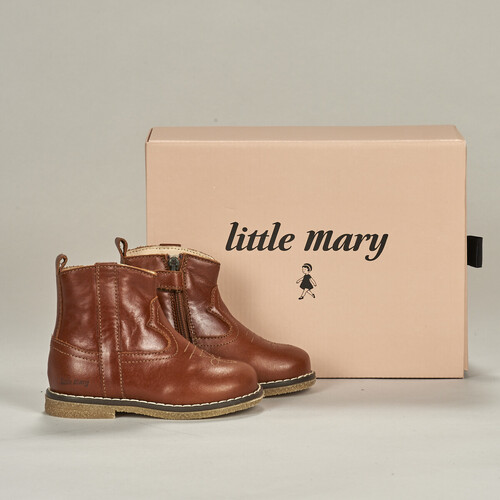Shoes Girl Ankle boots Little Mary JORDANA Brown